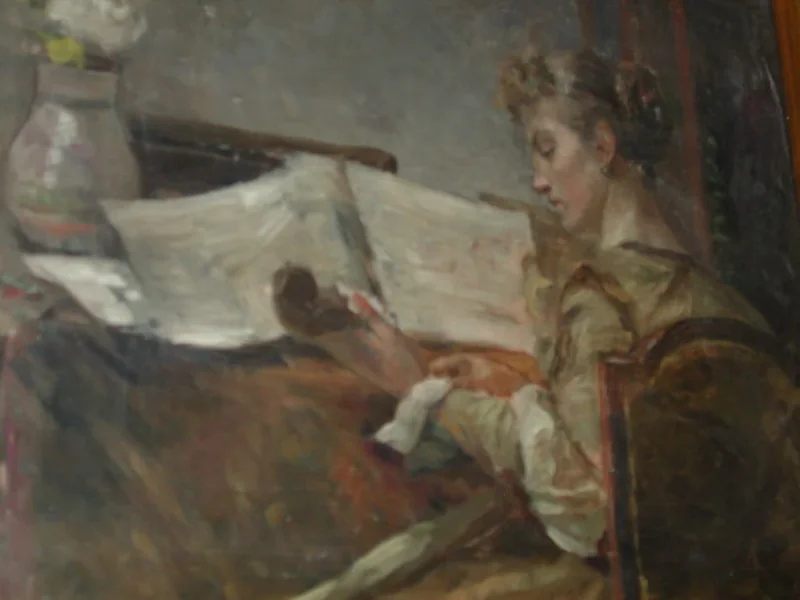 1865-Karl Bobies - Friederike Bobies, la cognata dell'artista